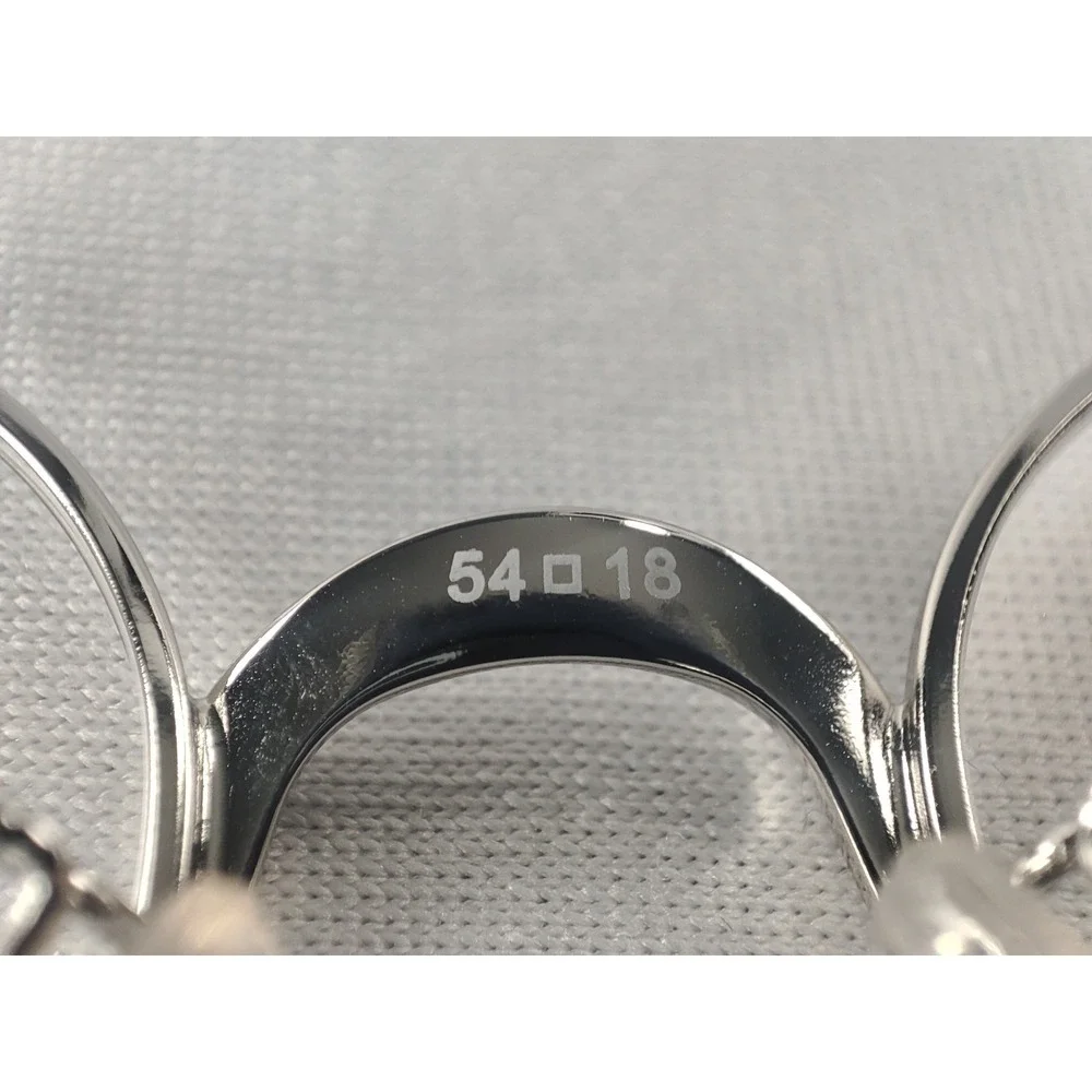 Coach HC 5095 9001 Silver Eyeglasses Frames 54-18-140 Cat Eye Women NIB‎